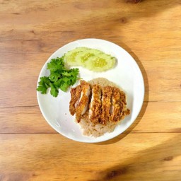 ข้าวมันไก่ทอด