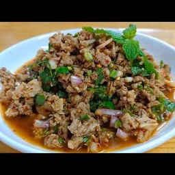 ลาบเนื้อ Beef Larb , Beef Salad