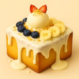 โทสต์นมสดผลไม้รวม