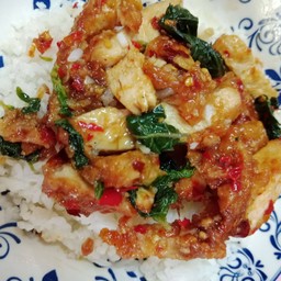 H.กะเพราไก่กรอบ