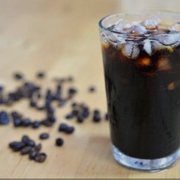 Iced Black Coffee + Ice