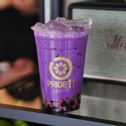 นมสดเผือกหอมใส่บุกไข่มุกบราวชูการ์/20oz.