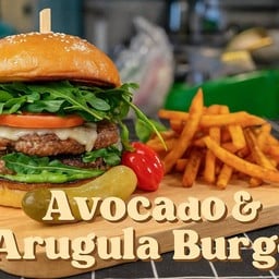 Avocado & Arugula Burger