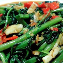 ผักบุ้งไฟแดงเปนกับ