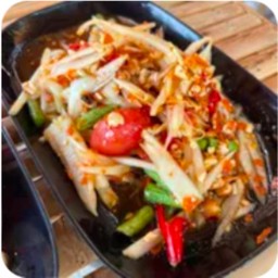 ตำไทยไข่เค็ม