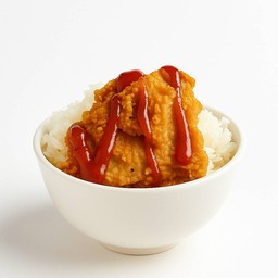 ข้าวหน้าไก่ทอด