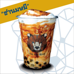 ชานมหมีไข่มุกพ่นไฟ