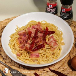 สปาเก็ตตี้คั่วพริกเเห้ง