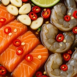 Sal&Shrmp -ดองแซ่บ กุ้งดองน้ำปลา &แซลมอนเกาหลี