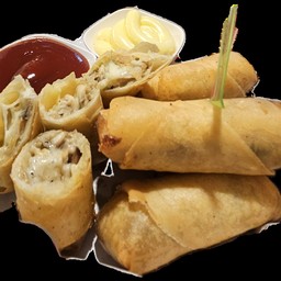 ปอเปี๊ยะครีมเห็ดแชมปิงยองชีส