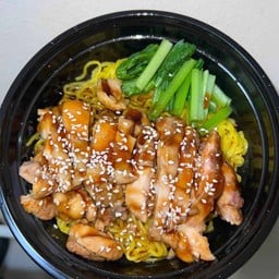 บะหมี่-ข้าวไก่เทลิยากิ ร้านนรินนิภา