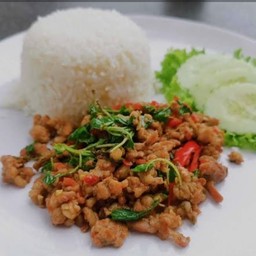 ข้้าวกระเพราหมูสับ