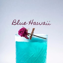 บลูฮาวาย ปั่น Blue Hawaii Smoothie