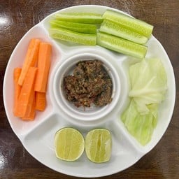 Shrimp Paste with Side Veggies