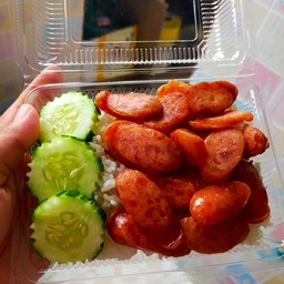 ข้าว กุนเชียงทอด