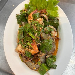ลาบกุ้งทูโทน