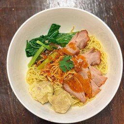 บะหมี่แห้งหมูแดงพิเศษ