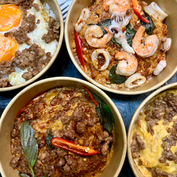 ข้าวห่อหมกกุ้งไข่ข้น