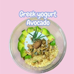 Avocado Greek yogurt
