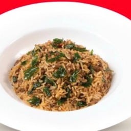 ข้าวกะเพราเนื้อเค็มคลุกข้าว