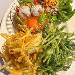 ส้มตำทอด