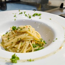 the classic, mantecati, cooked directly in the sauce for a better texture