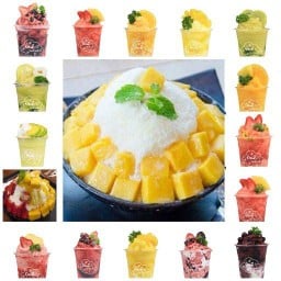 ปั่นดีสมูทตี้ บิงซู น้ำแข็งใส ขนมหวาน ผลไม้ปั่น ไอศครีม เจริญกรุง 107