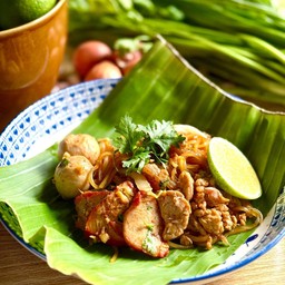 ก๋วยเตี๋ยวแห้งคลุกหมู