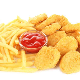 ชุด set เฟรนฟราย&นักเก็ต&ไก่ป๊อป + น้ำอัดลมกระป๋อง