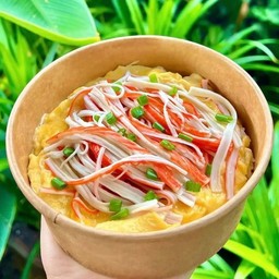 ข้าวไข่ข้นปูอัดหอมๆหน้าล้นๆ