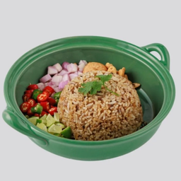 (L)ข้าวผัดหนำเลี้ยบหมูสับ