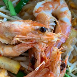 ผัดไทยกุ้งสด