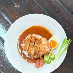 ข้าวหมูแดง&หมูกรอบ