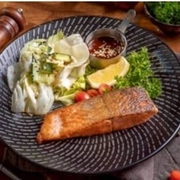 สเต็กแซลมอน บาร์บีคิวเกาหลี