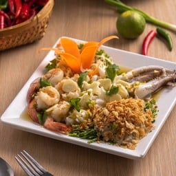 ยำทะเลสามแซ่บ/Three-Flavored Spicy Seafood Salad/泰式海鲜沙拉