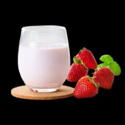 นมสดสตรอว์เบอร์รี่ร้อน