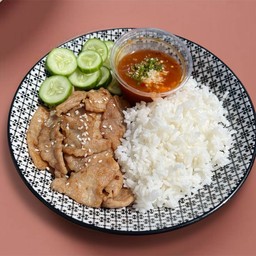 ชุดข้าวหน้าหมูกระทะ 2 กล่อง