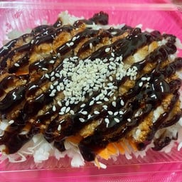 ข้าวไก่กรอบซอสเทอริยากิ