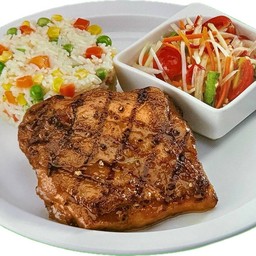 [อร่อยซ่ากับโค้ก] ไก่สไปร์ซี่+ส้มตำ+ข้าวผัด +  โค้ก ออริจินัล (กระป๋อง) 