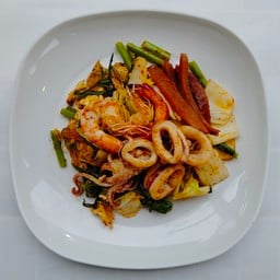 สุกี้แห้งทะเล