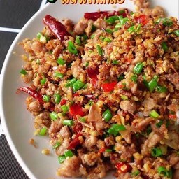 หมูสับคั่วพริกเกลือ เฉินจัดจ้าน