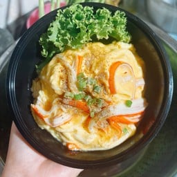 ข้าวไข่ข้น+ปูอัด