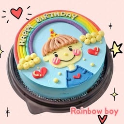 เค้ก Rainbow Boy 1 ปอนด์
