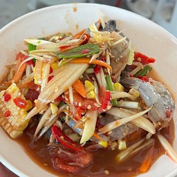 ตำกุ้งสด