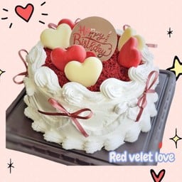 เค้ก red velvet love (หัวใจ) 0.75 ปอนด์