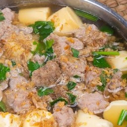 ต้มจืดเต้าหู้หมูสับ