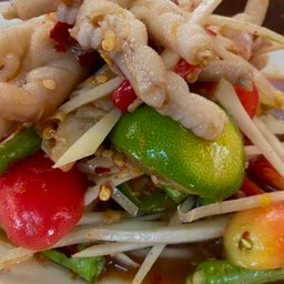 ตำตีนไก่