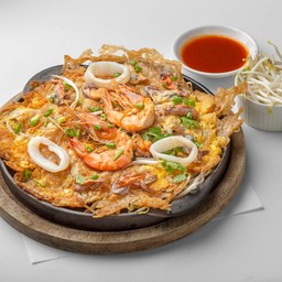 หอยทอดทะเลกระทะร้อน