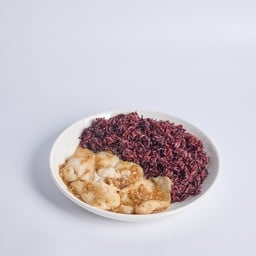 ข้าวสเต็กปลากระเทียมพริกไทย