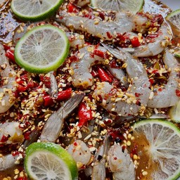 กุ้งสะดุ้งมะนาว